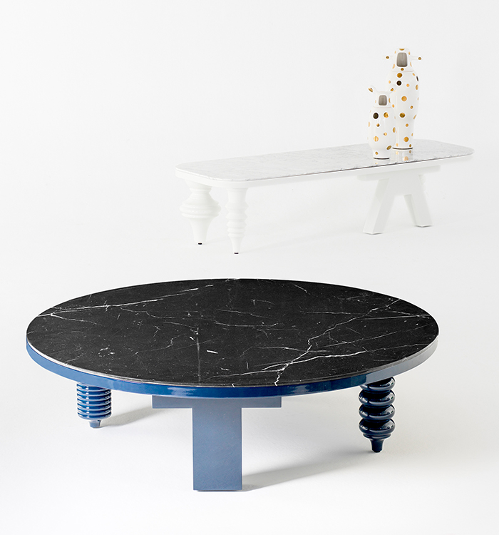 Walnut Multileg Table Bonaldo Montréal