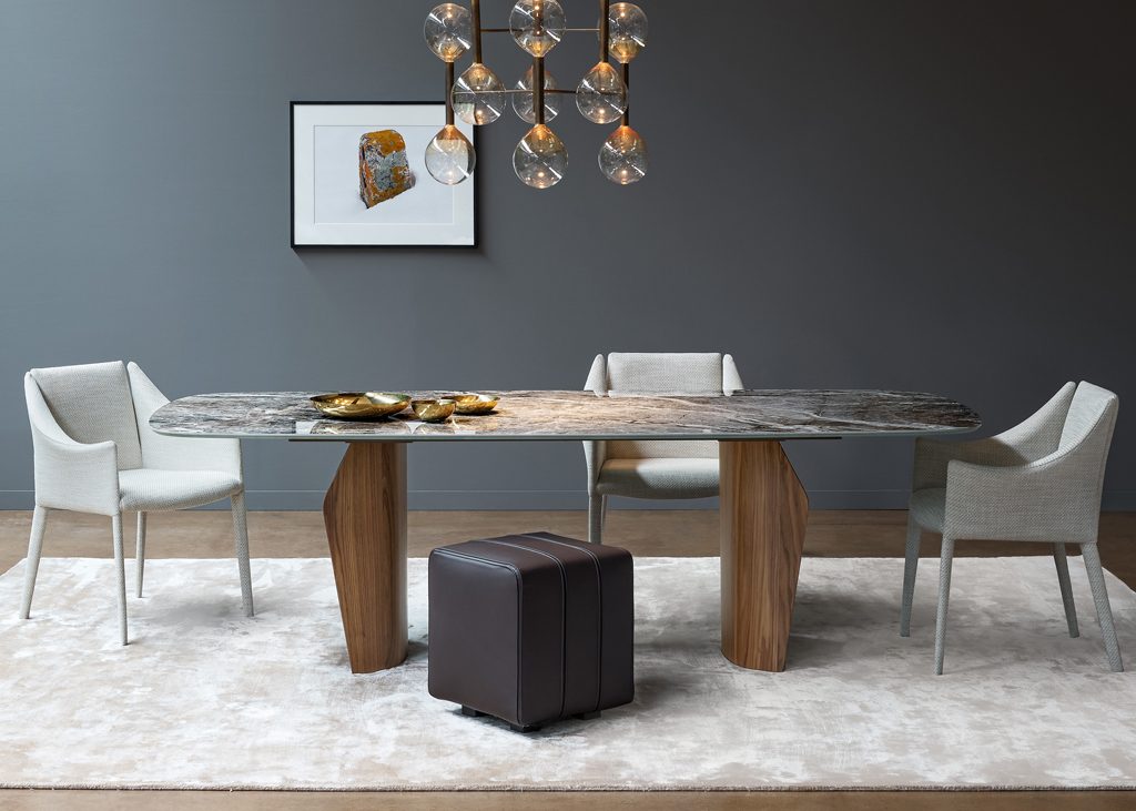 Flame Wood Table Bonaldo Montréal